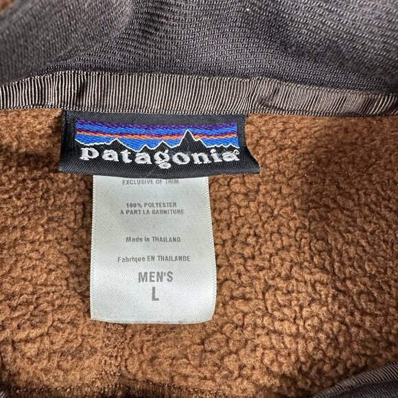 Patagonia Men's Brown Athletic Better Sweater 1/4 Zip Fleece Pullover L/C45.25 - Picture 6 of 12